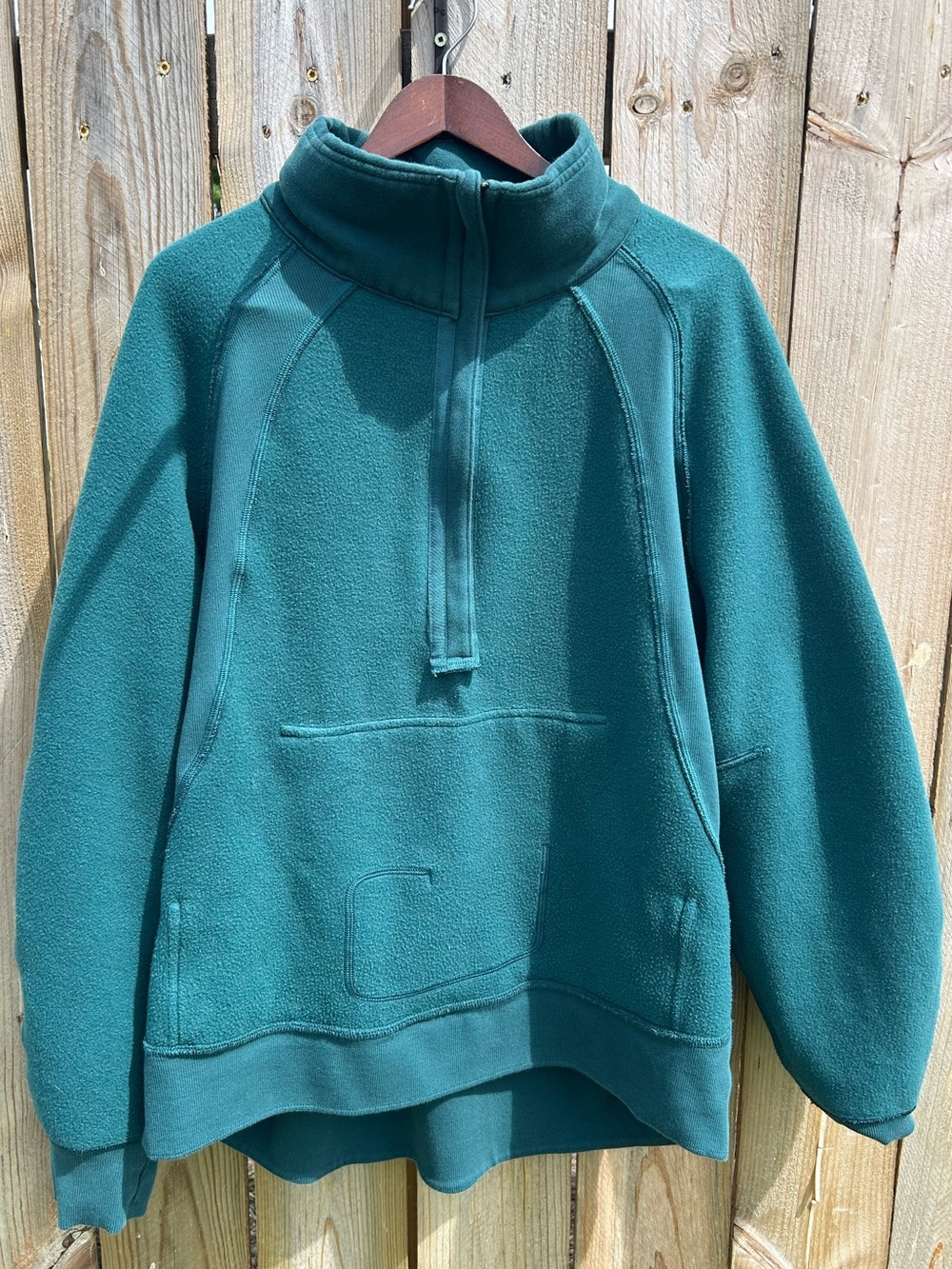 Lululemon Oversized Scuba Sweatshirt Teal XL - Picture 6 of 8